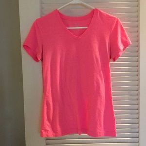 Pink vneck